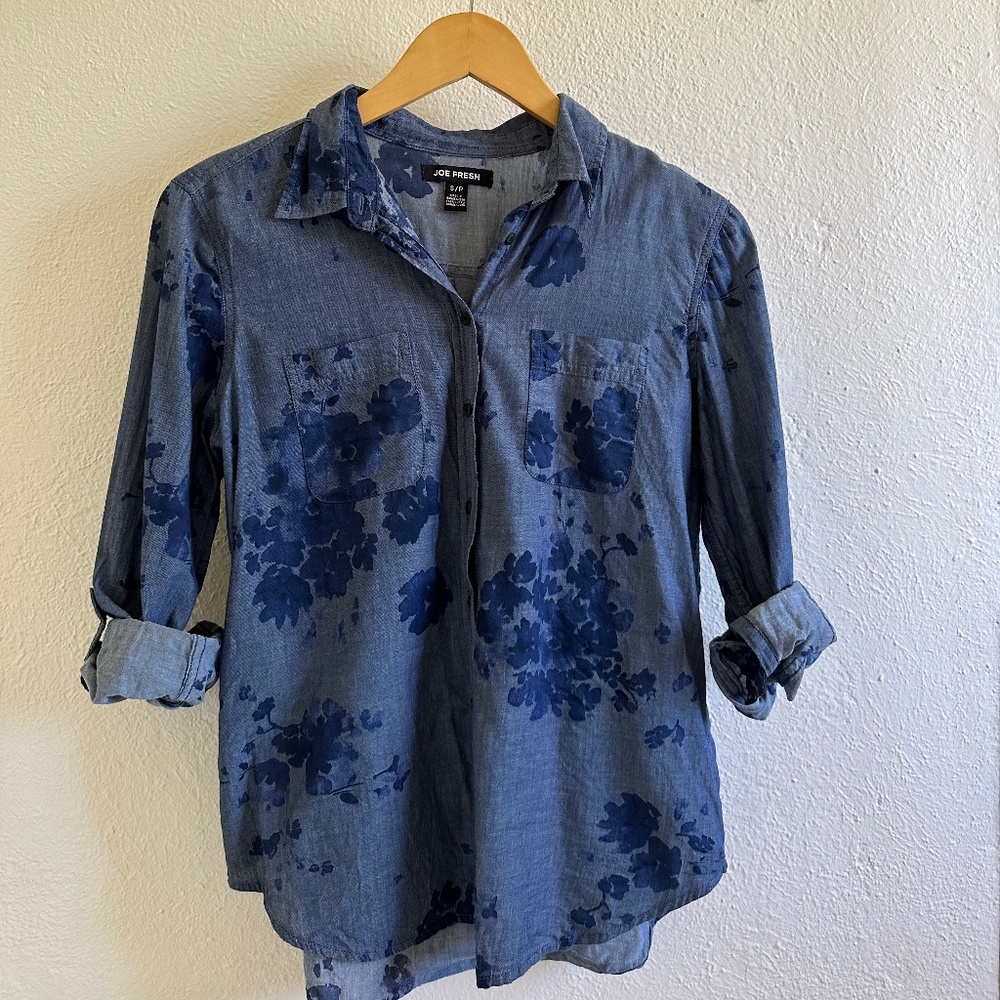 Floral Print Button Down